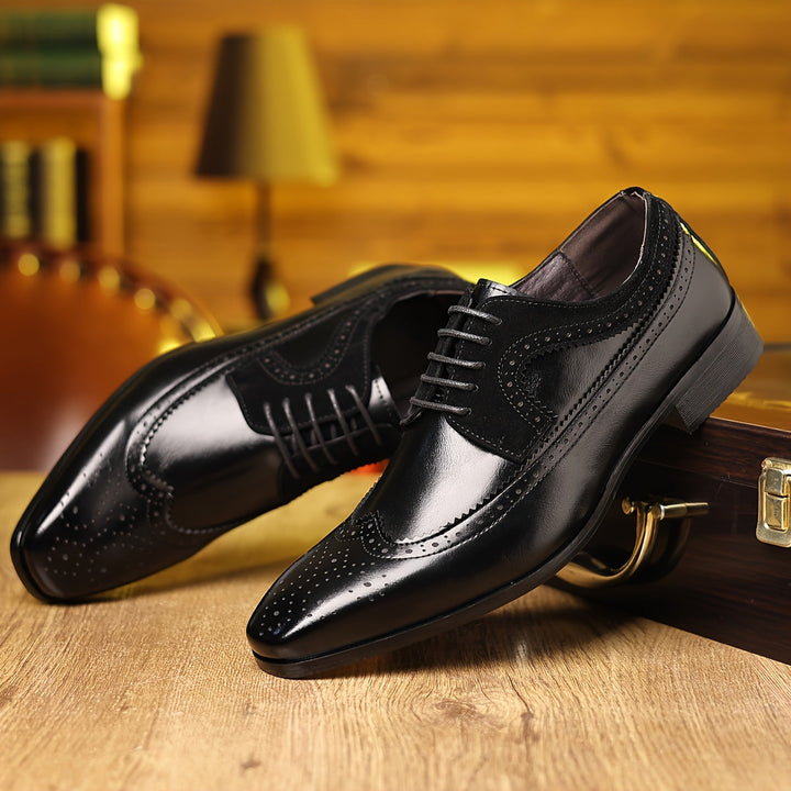 Lorenzo | Men's shoes with brogue detailing