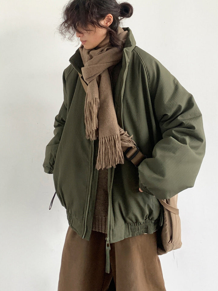 Mabel | Women’s jacket with stand collar and zipper closure