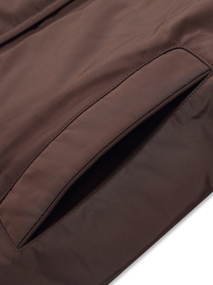 Maci | Women’s long hooded quilted coat with adjustable waist belt