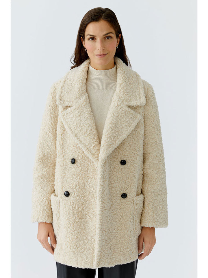 Maren | Women's curly teddy short coat