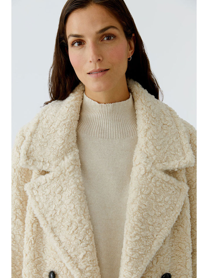 Maren | Women's curly teddy short coat
