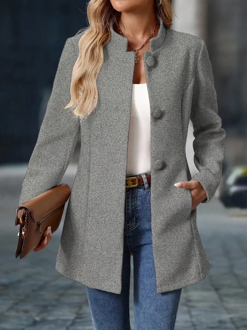 Melby | Women’s chic everyday blazer with minimal collar and sculpted waist