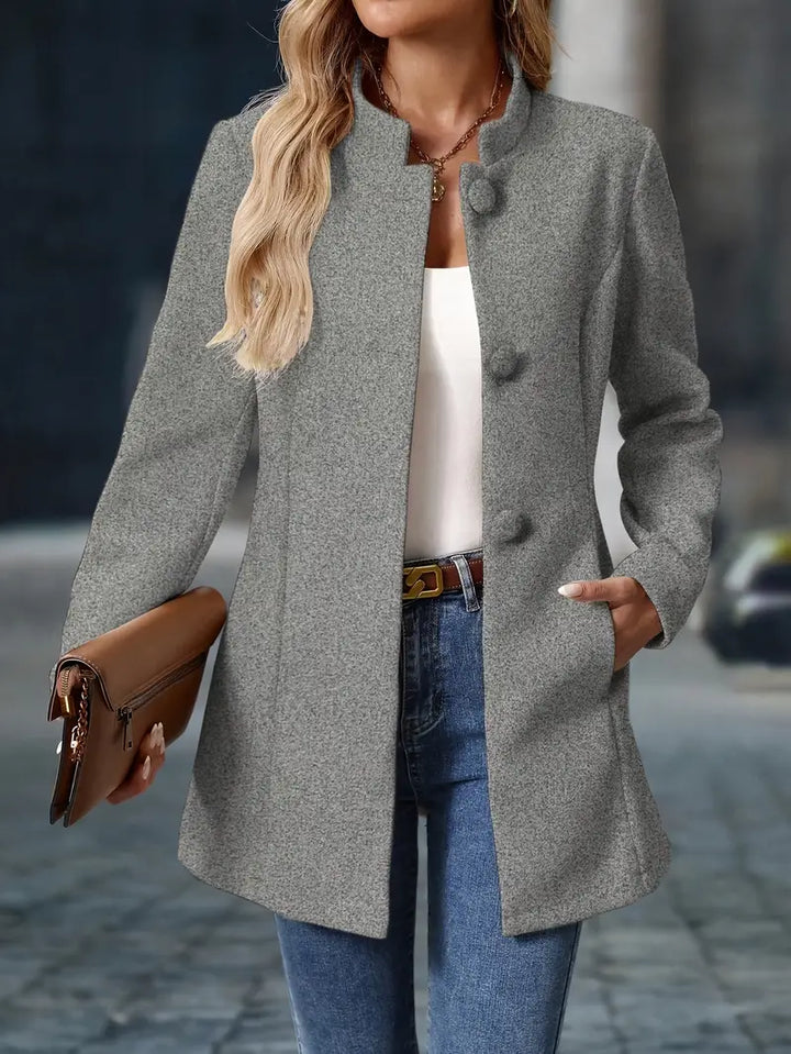Melby | Women’s chic everyday blazer with minimal collar and sculpted waist
