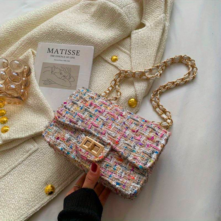 Jennie | Elegant women’s tweed shoulder bag