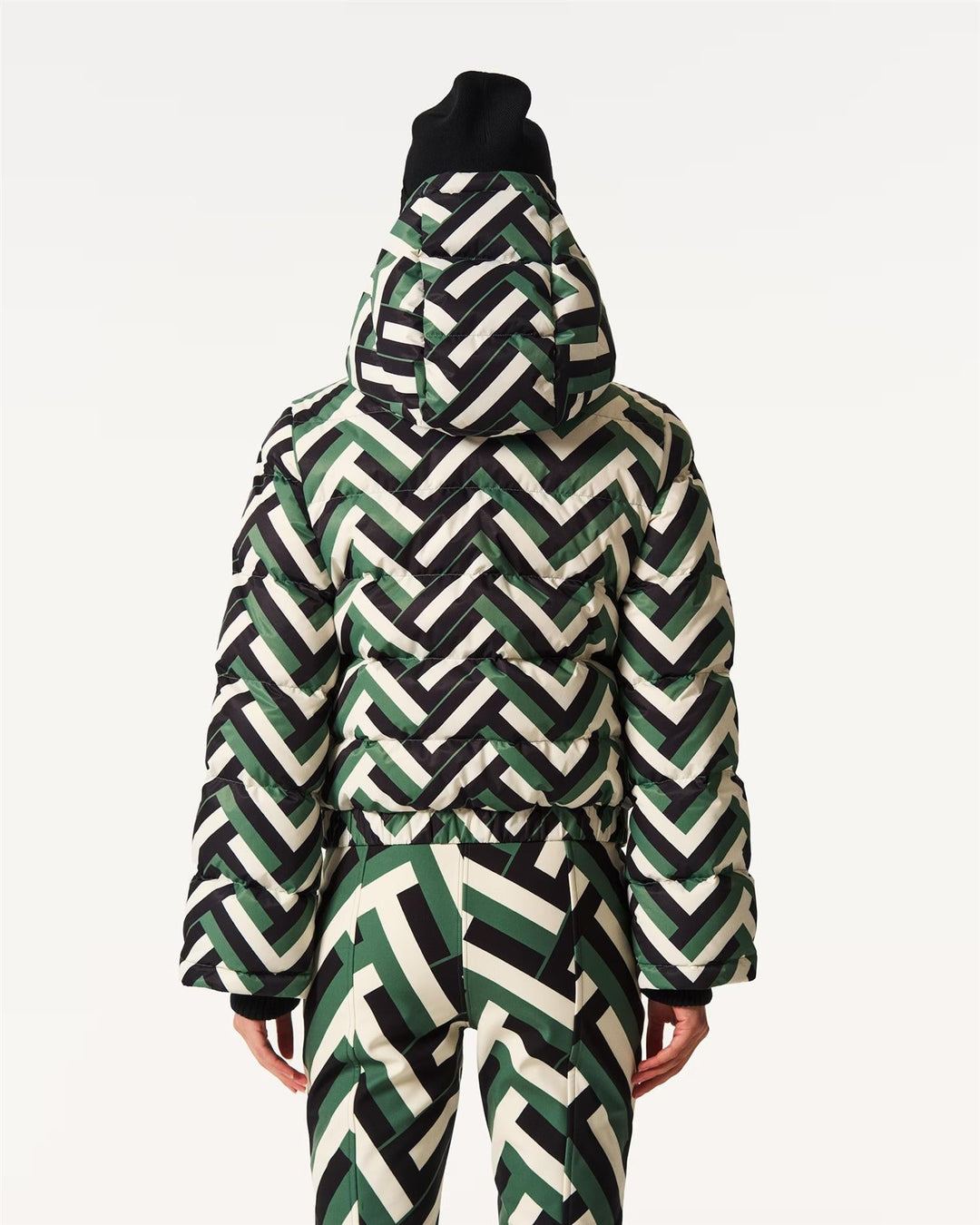 Briston | Women’s cropped ski jacket with flared shaping and hooded design