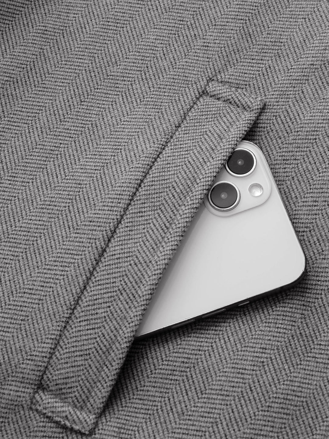 Tracey | Women’s herringbone button belted lined coat