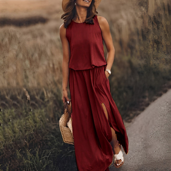 Anika | Women's sleeveless maxi dress