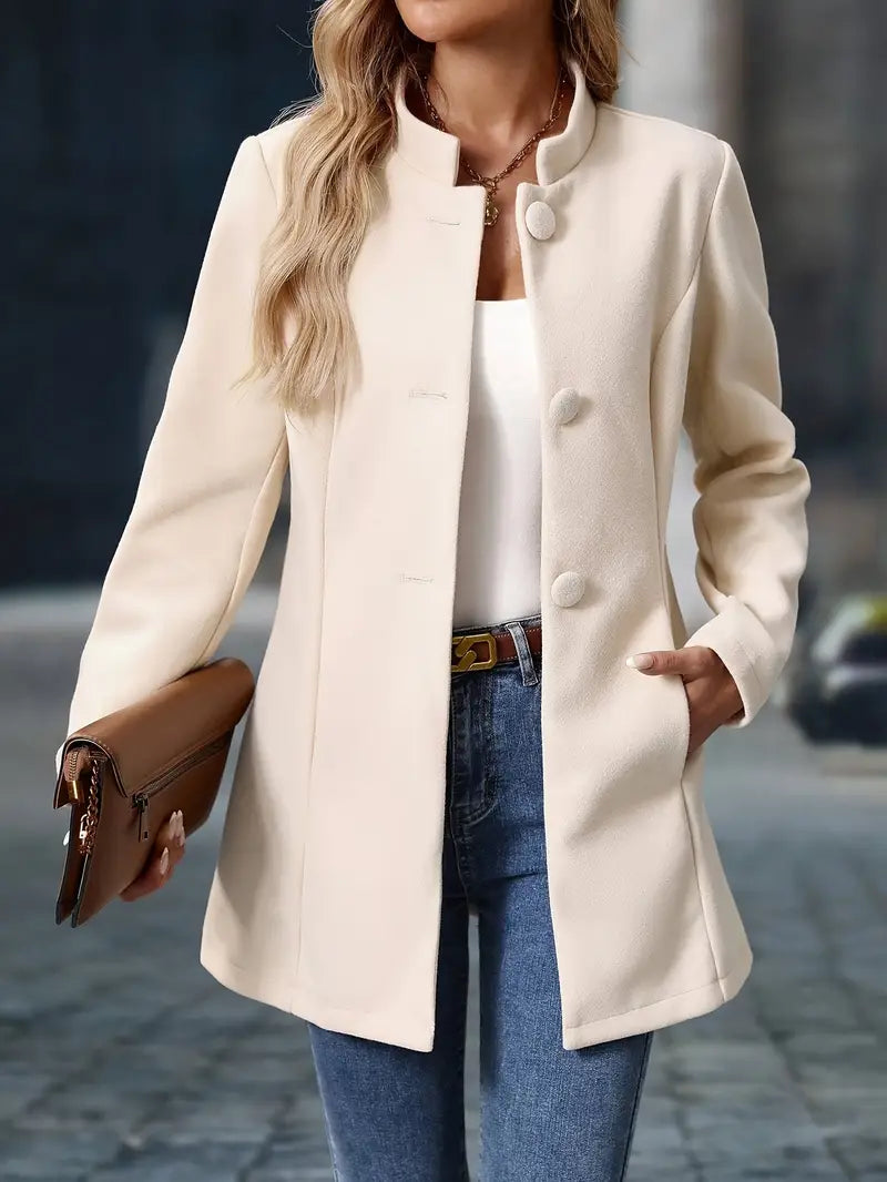 Melby | Women’s chic everyday blazer with minimal collar and sculpted waist
