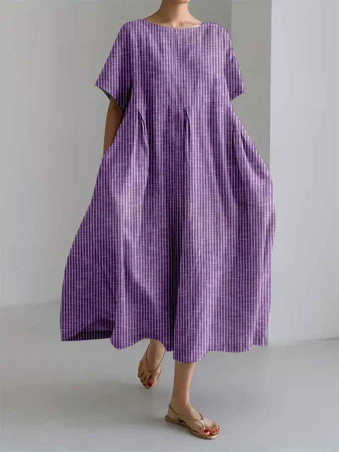 Bianca | Casual retro long dress