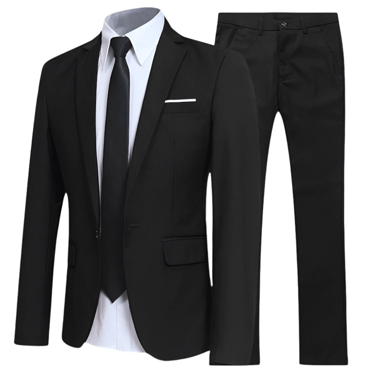 Aziel | Men's suit set with classic blazer and straight-leg trousers