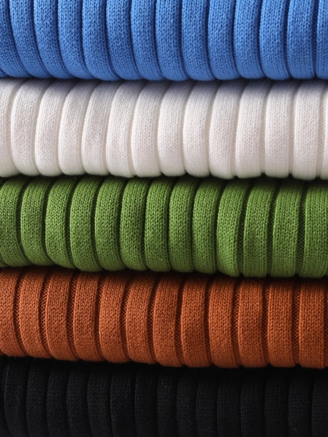 Elvin | Men’s high-neck cotton knit sweater with a clean seasonal silhouette