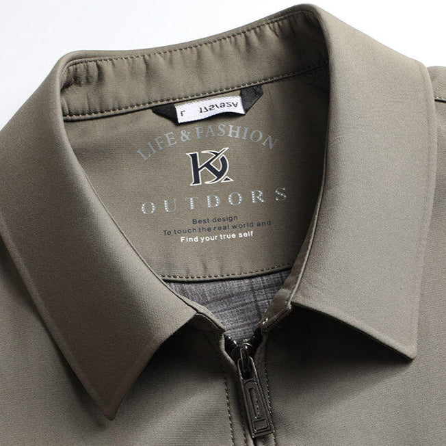Larwin | Sports collared jacket