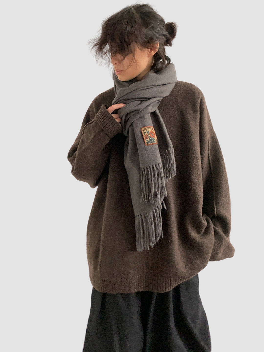 Zariah | Women’s rectangular scarf with elongated shape and clean finish