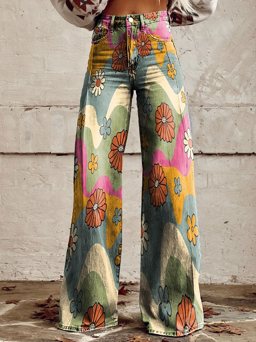 Ayla | Women's wide-leg denim pants