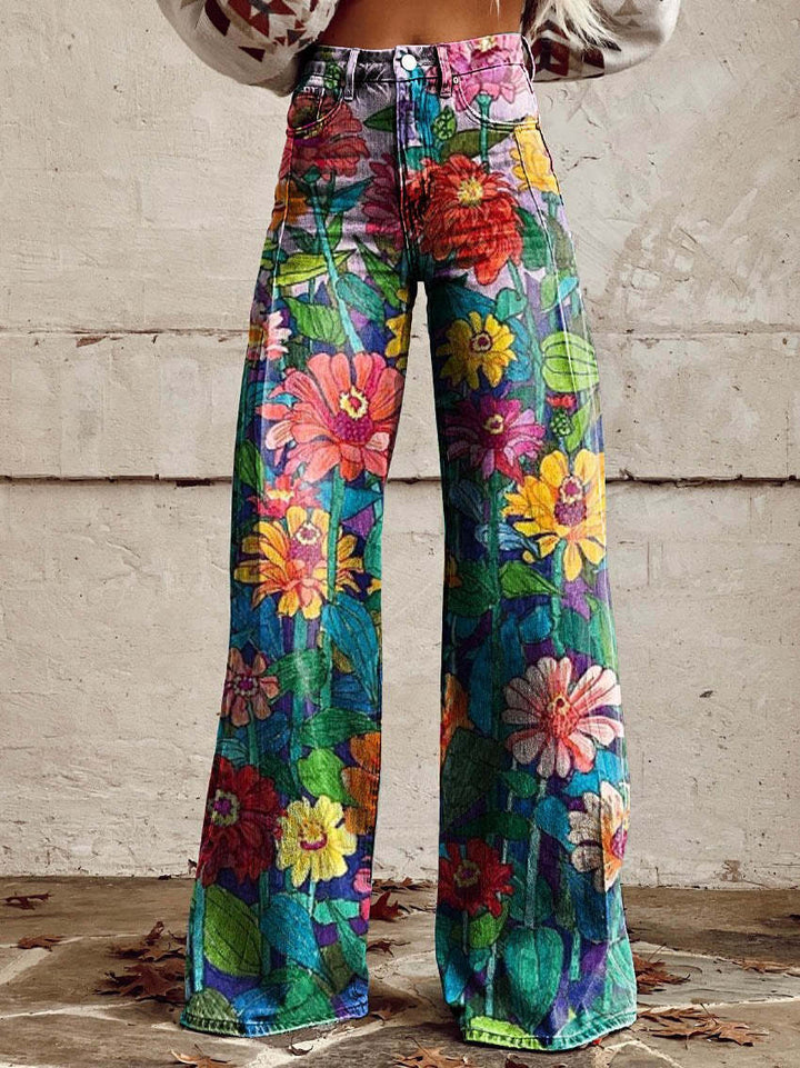 Ayla | Women's wide-leg denim pants