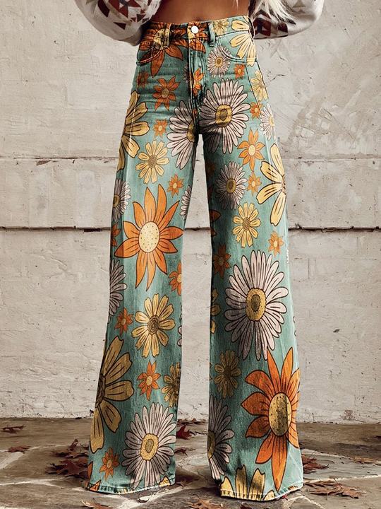 Ayla | Women's wide-leg denim pants