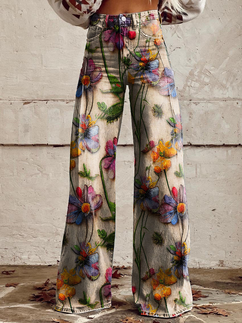 Ayla | Women's wide-leg denim pants