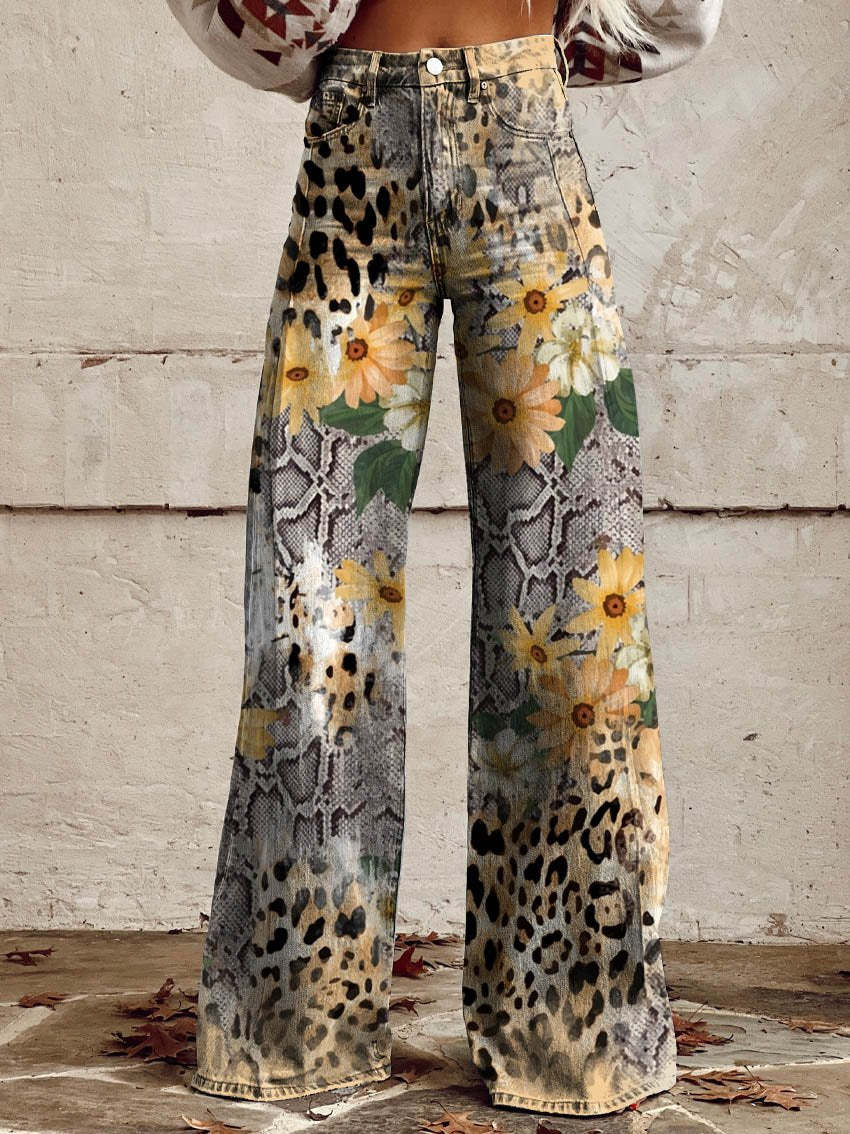 Ayla | Women's wide-leg denim pants
