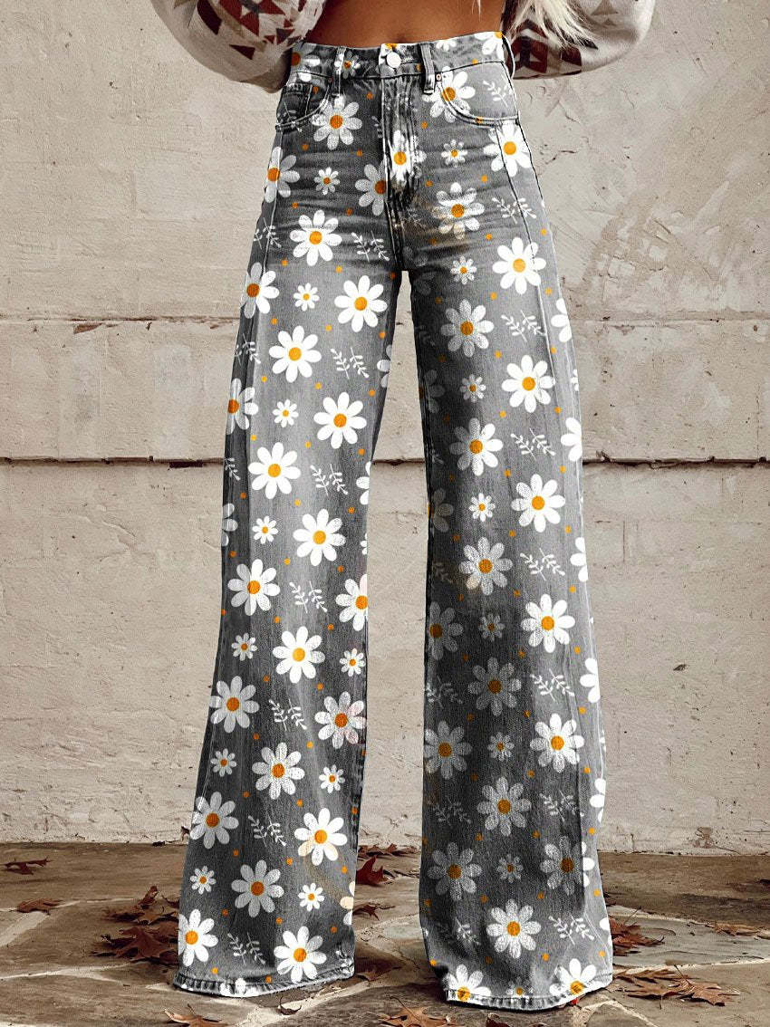 Ayla | Women's wide-leg denim pants
