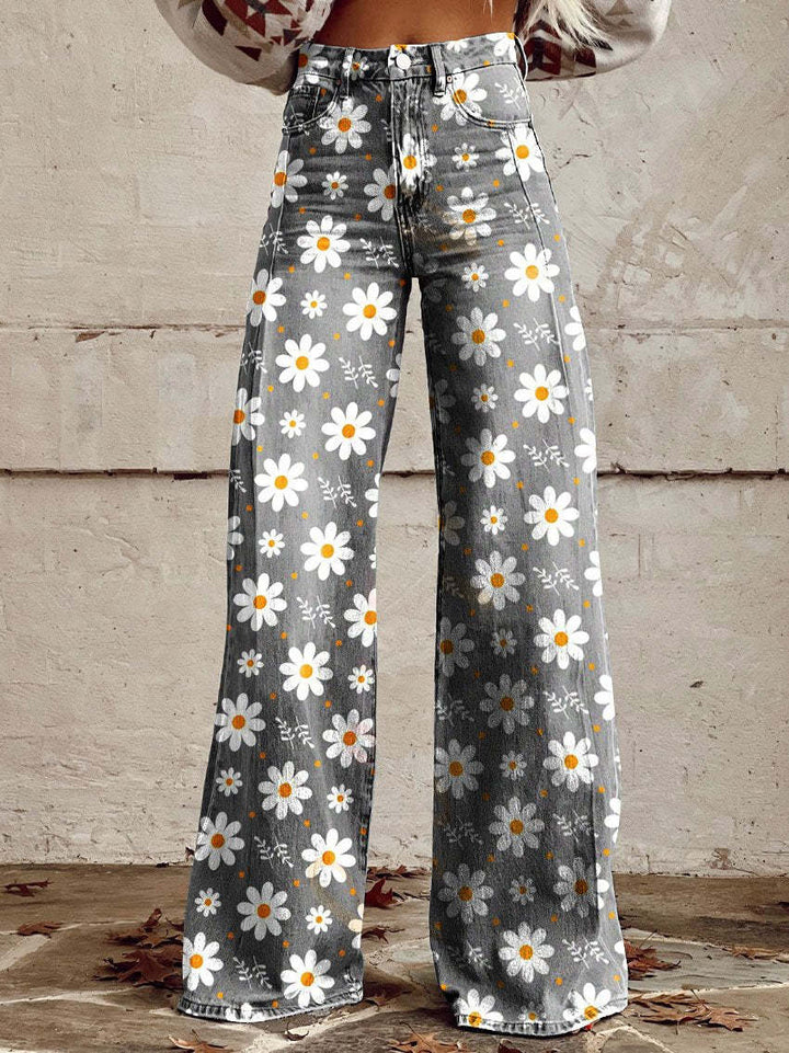 Ayla | Women's wide-leg denim pants