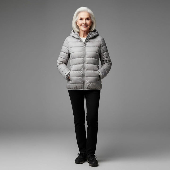 Kara | Women’s lightweight puffer jacket with hood