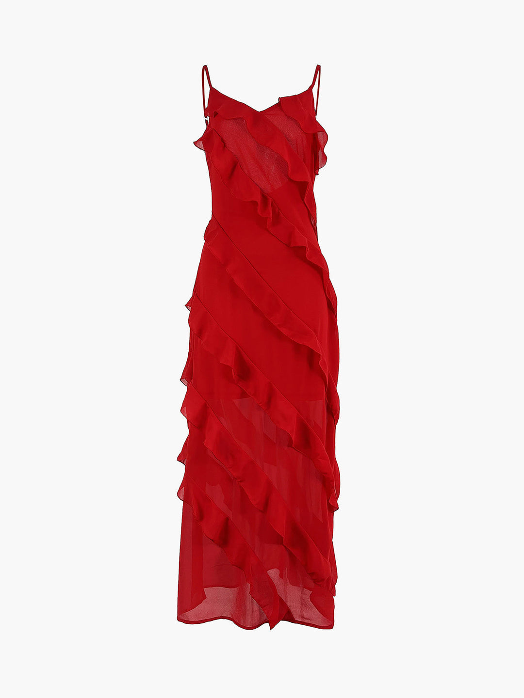 Rosaria | Women's dress with layered ruffles