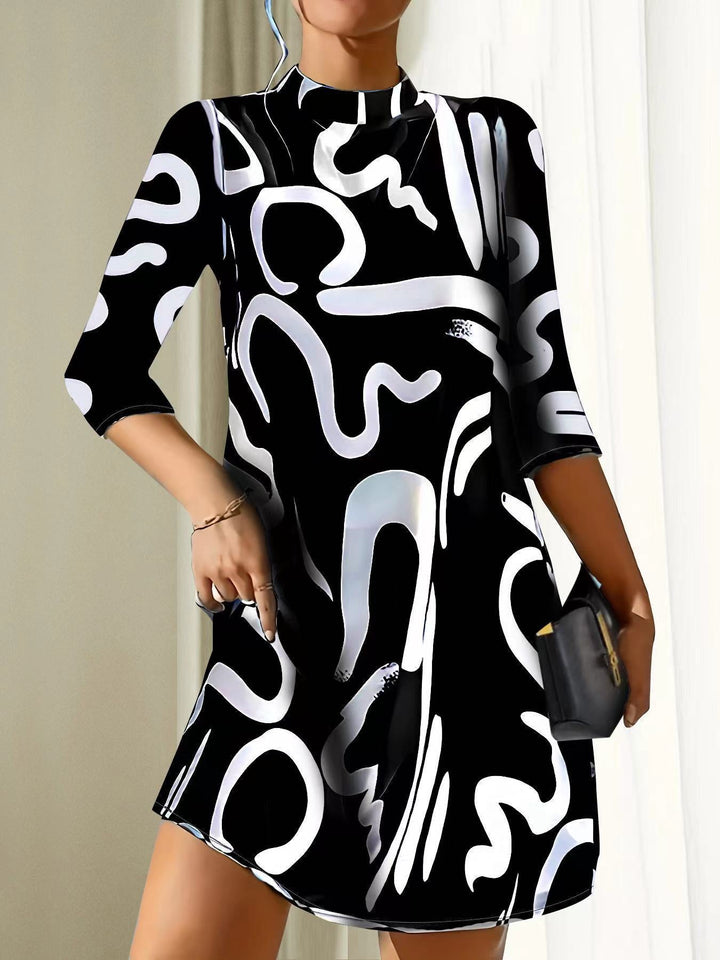 April | Women's stylish midi dress with relaxed fit