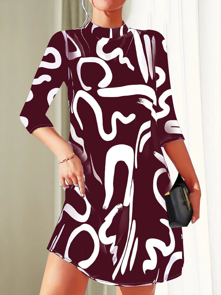 April | Women's stylish midi dress with relaxed fit
