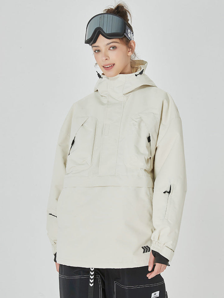 Serenza | Women’s baggy mountain anorak jacket with a relaxed freeride silhouette