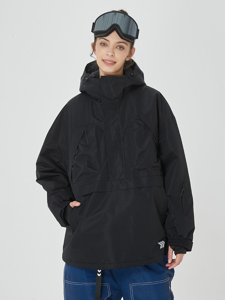 Serenza | Women’s baggy mountain anorak jacket with a relaxed freeride silhouette