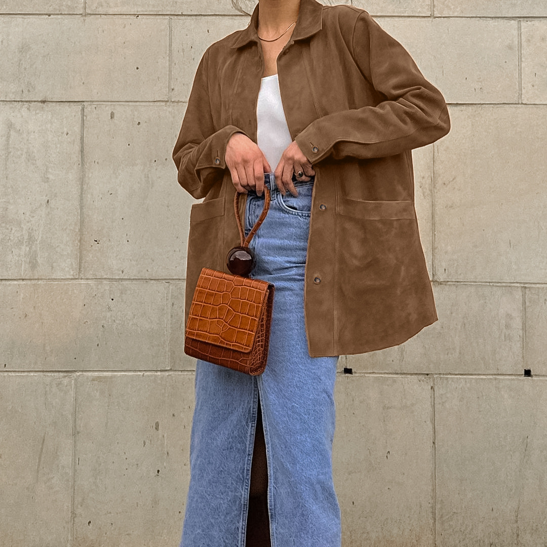 Rose | Women’s oversized coat with classic collar and layered fit