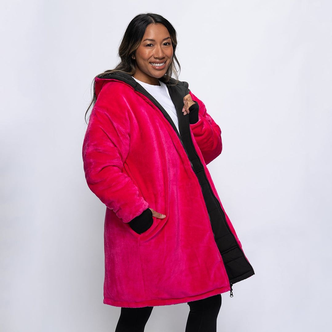 Ariya | Women's long reversible puffer jacket