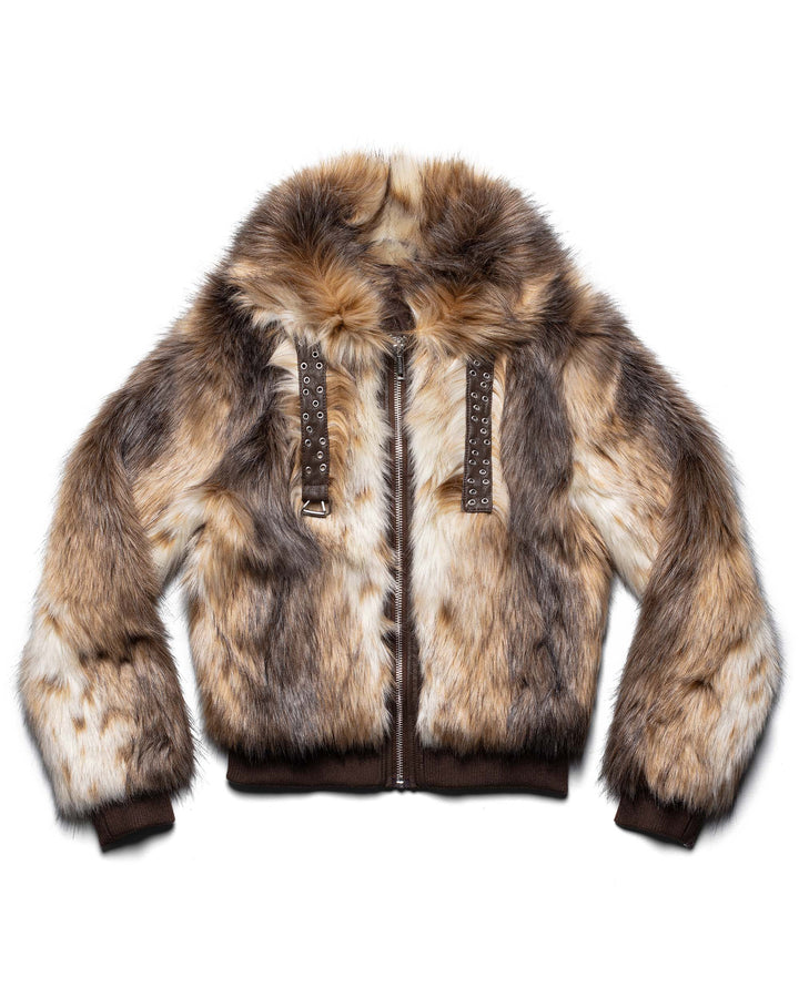 Aislyn | Women's faux fur bomber jacket
