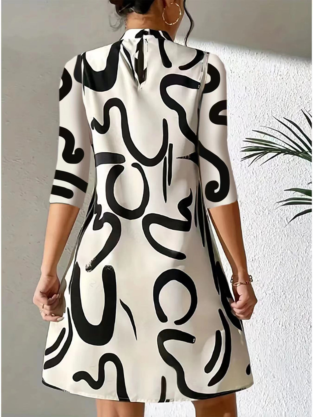 April | Women's stylish midi dress with relaxed fit