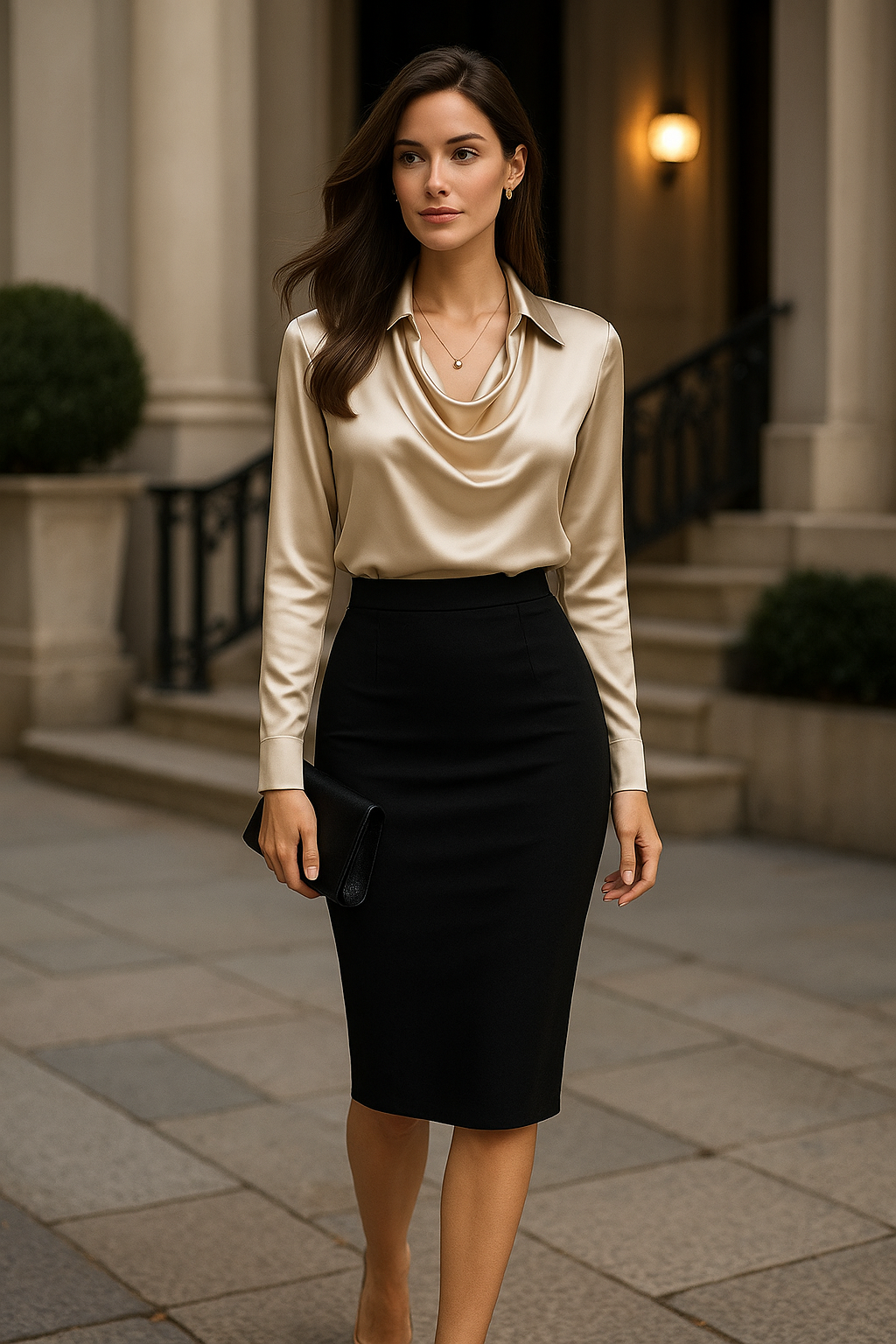 Reba | Women's pleated blouse