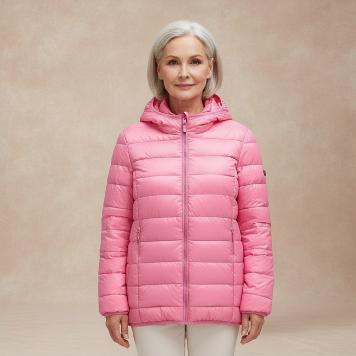 Akira | Women’s lightweight waterproof hooded puffer jacket