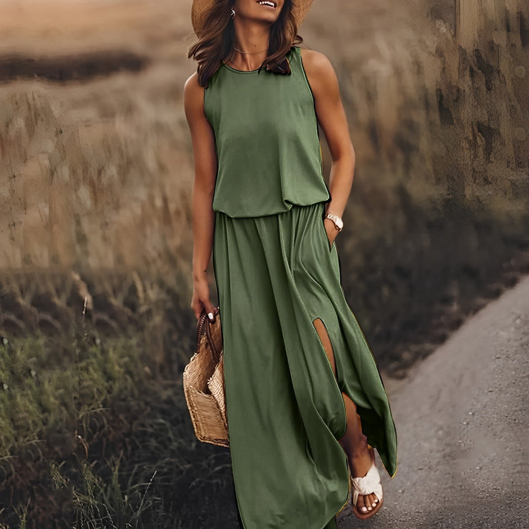 Anika | Women's sleeveless maxi dress