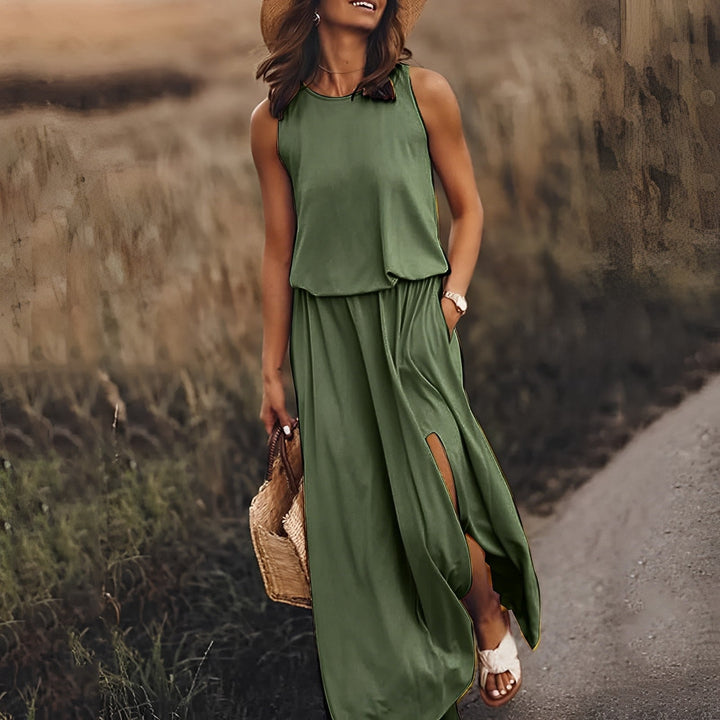 Anika | Women's sleeveless maxi dress
