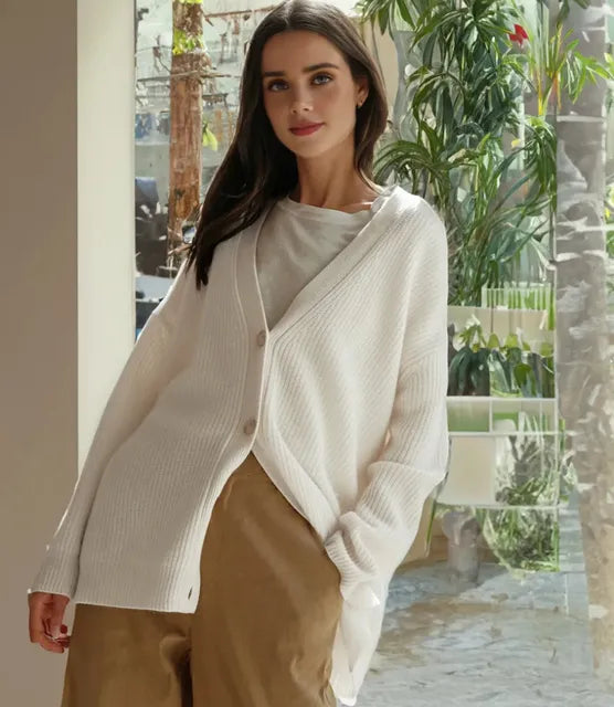Eva | Women’s longline cashmere-style cardigan
