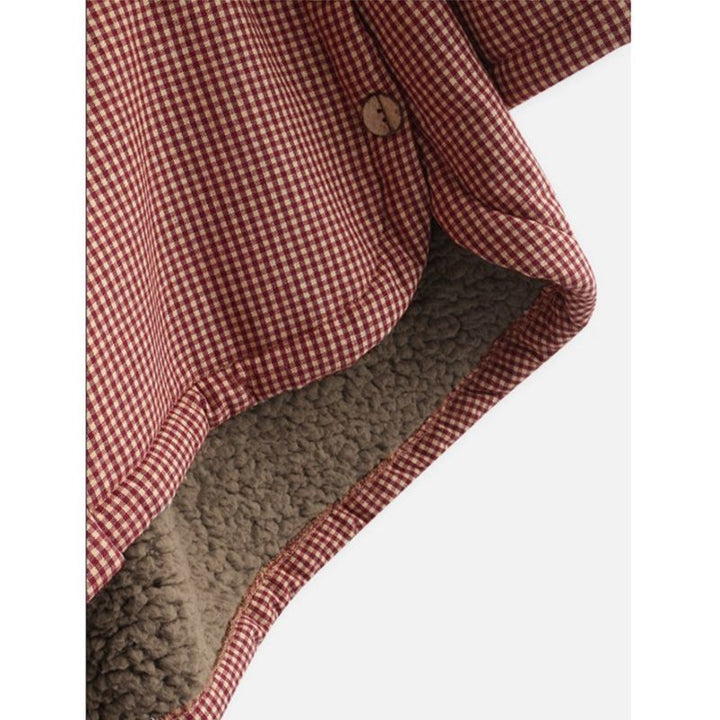 Zoe | Women’s plaid hooded sherpa lined jacket