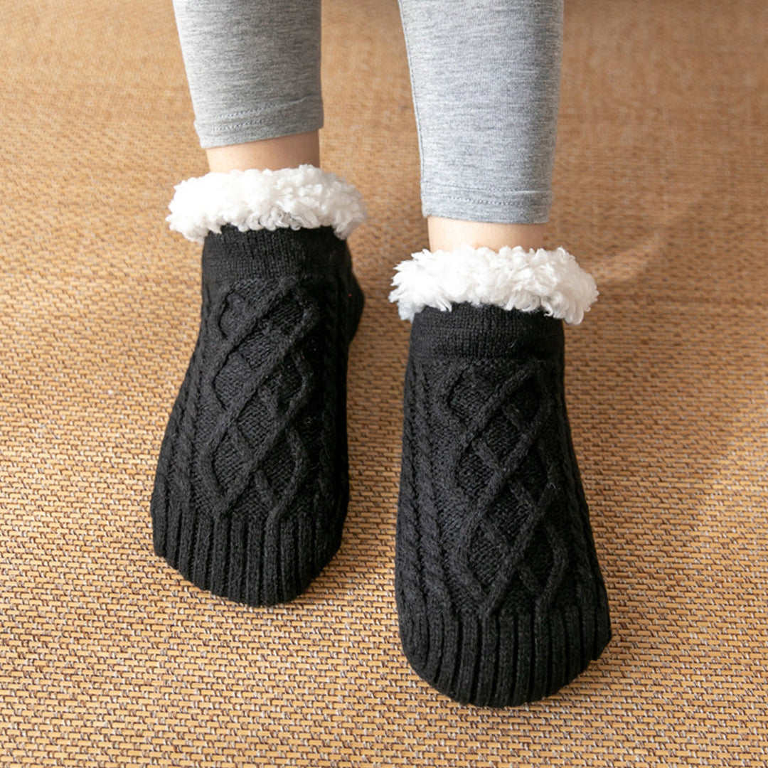 Rodelyn | Women’s brushed fleece anti-slip socks