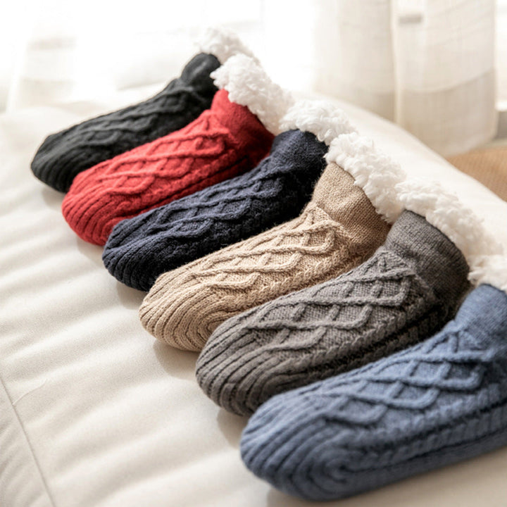 Rodelyn | Women’s brushed fleece anti-slip socks