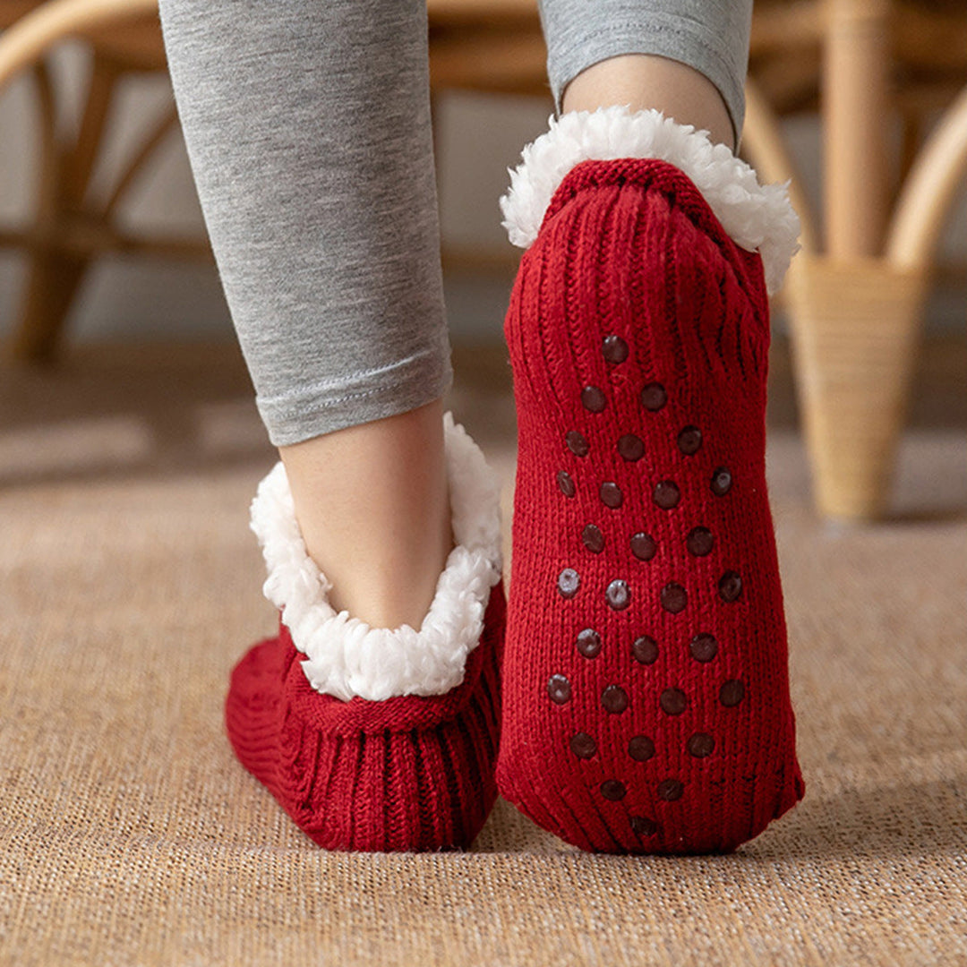 Rodelyn | Women’s brushed fleece anti-slip socks