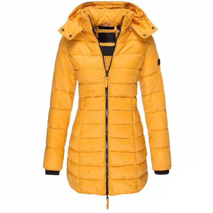 Stella | Women’s long hooded puffer jacket