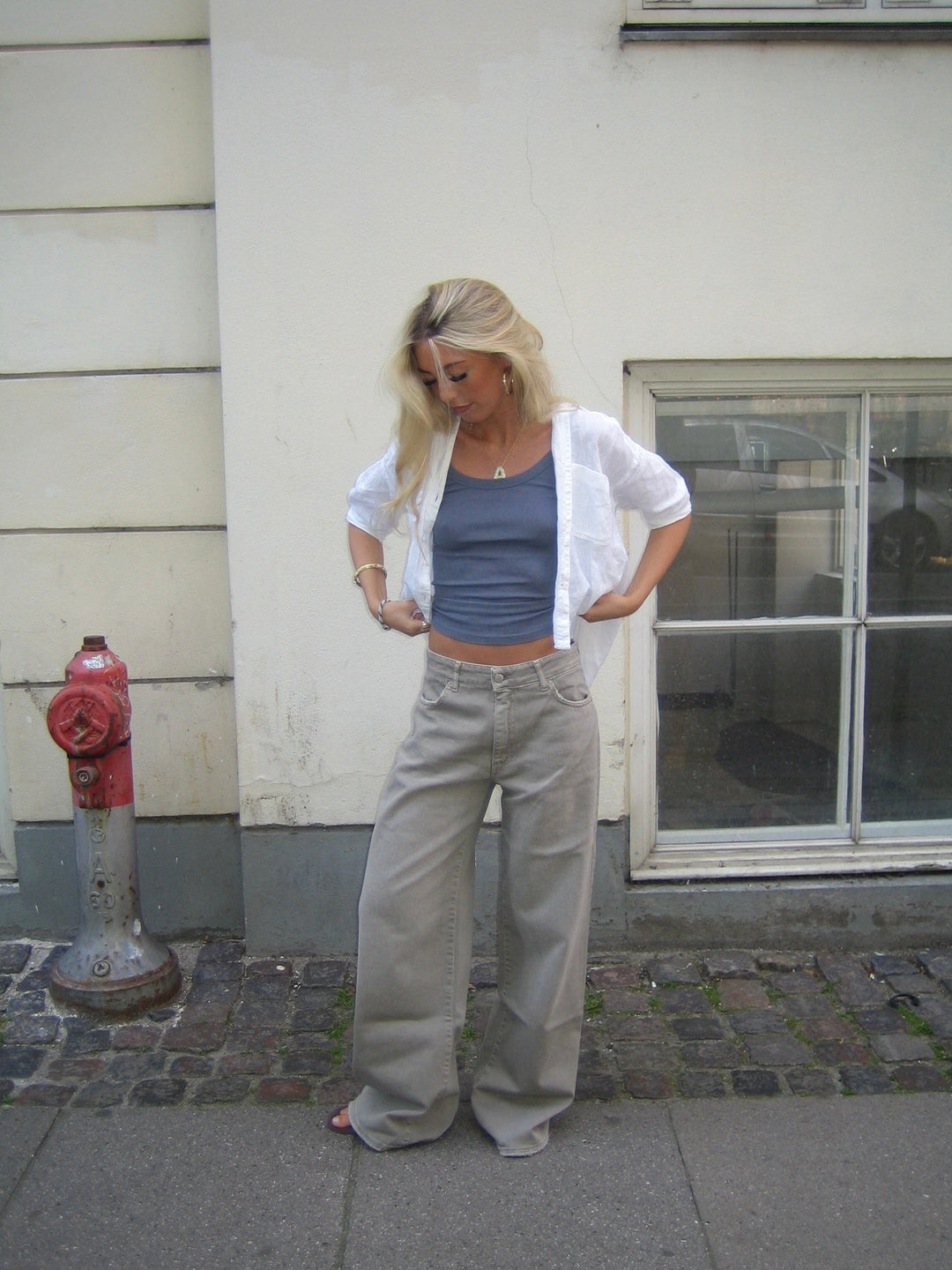Naya | Women’s wide-leg jeans with baggy fit and versatile waist
