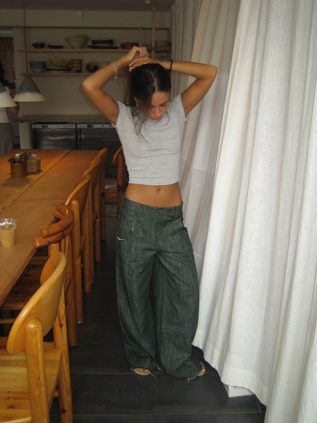 Fiona | Women’s jeans with oversized fit and mid waist