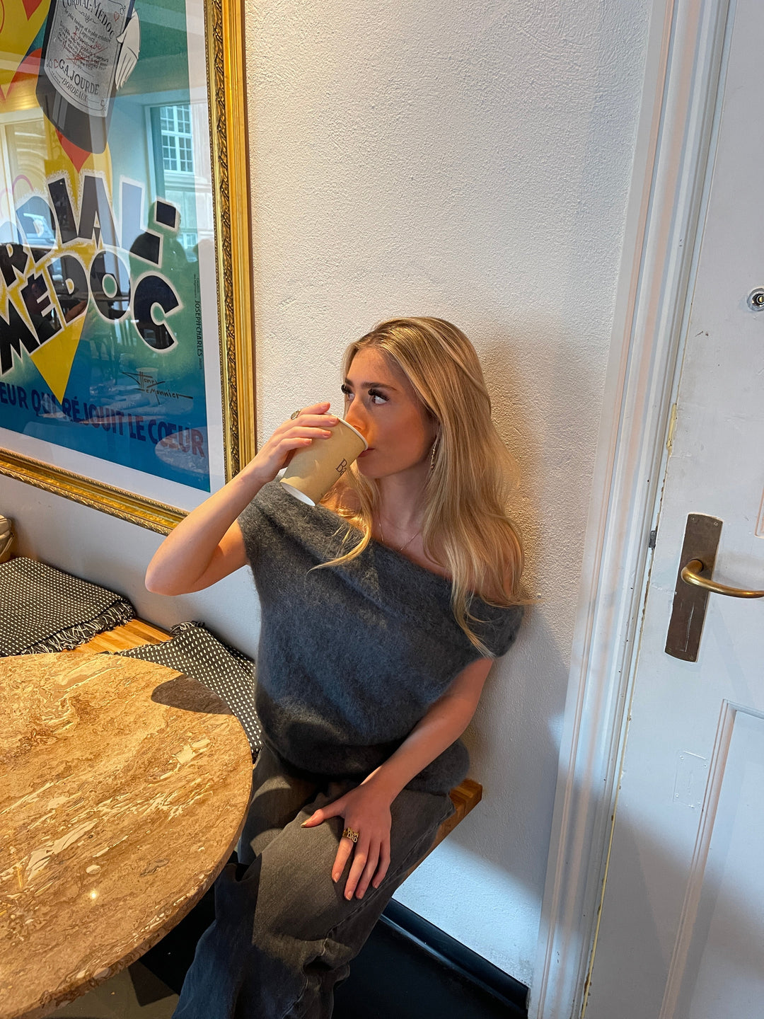 Selah | Women’s off-shoulder top with textured knit design