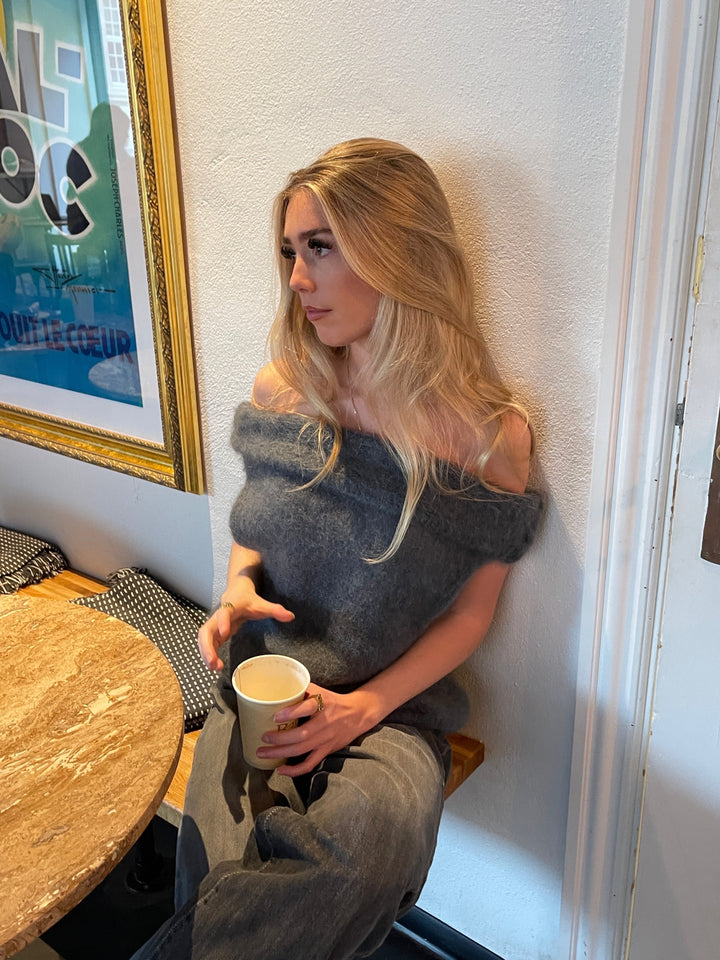 Selah | Women’s off-shoulder top with textured knit design