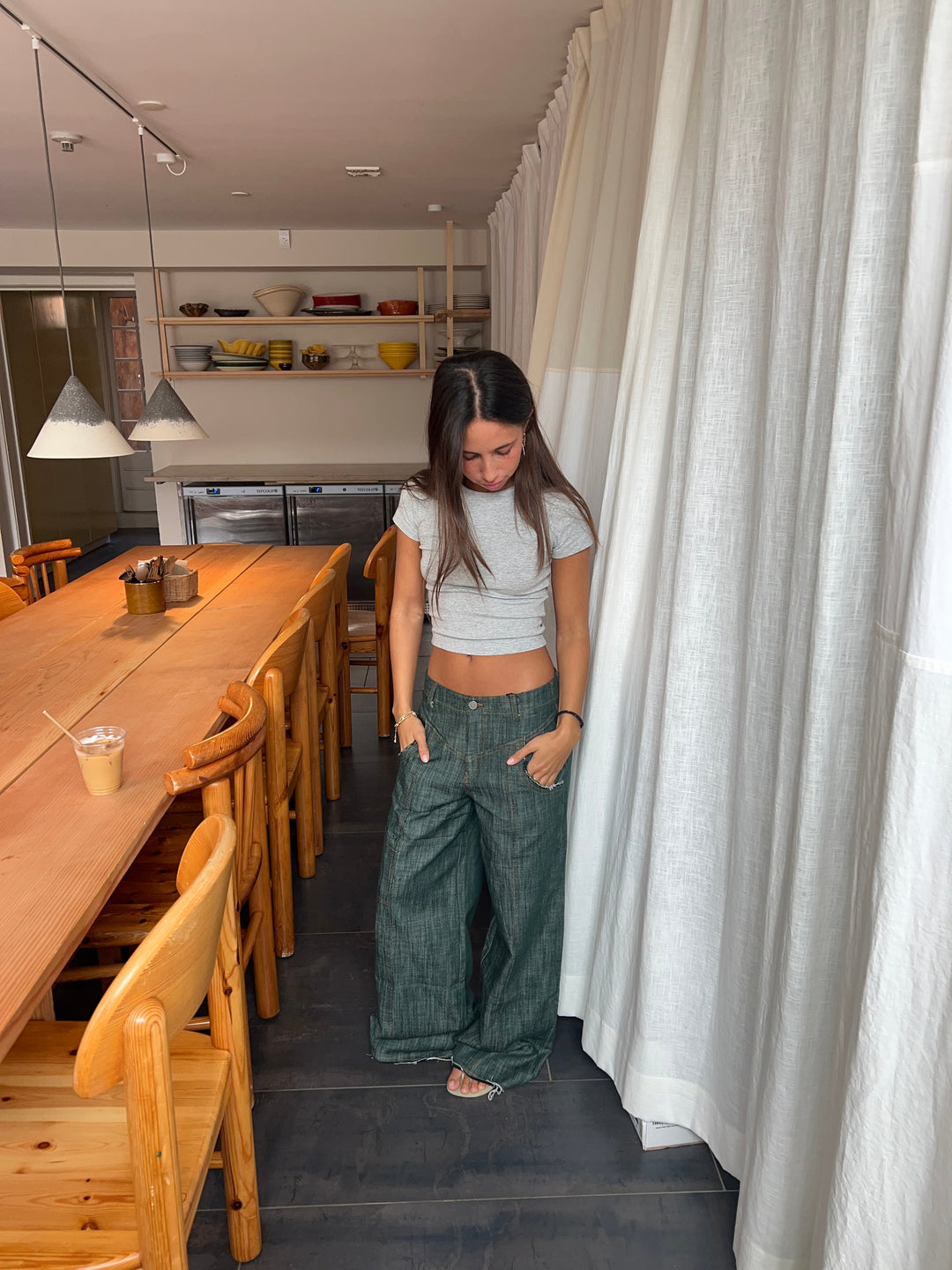 Fiona | Women’s jeans with oversized fit and mid waist