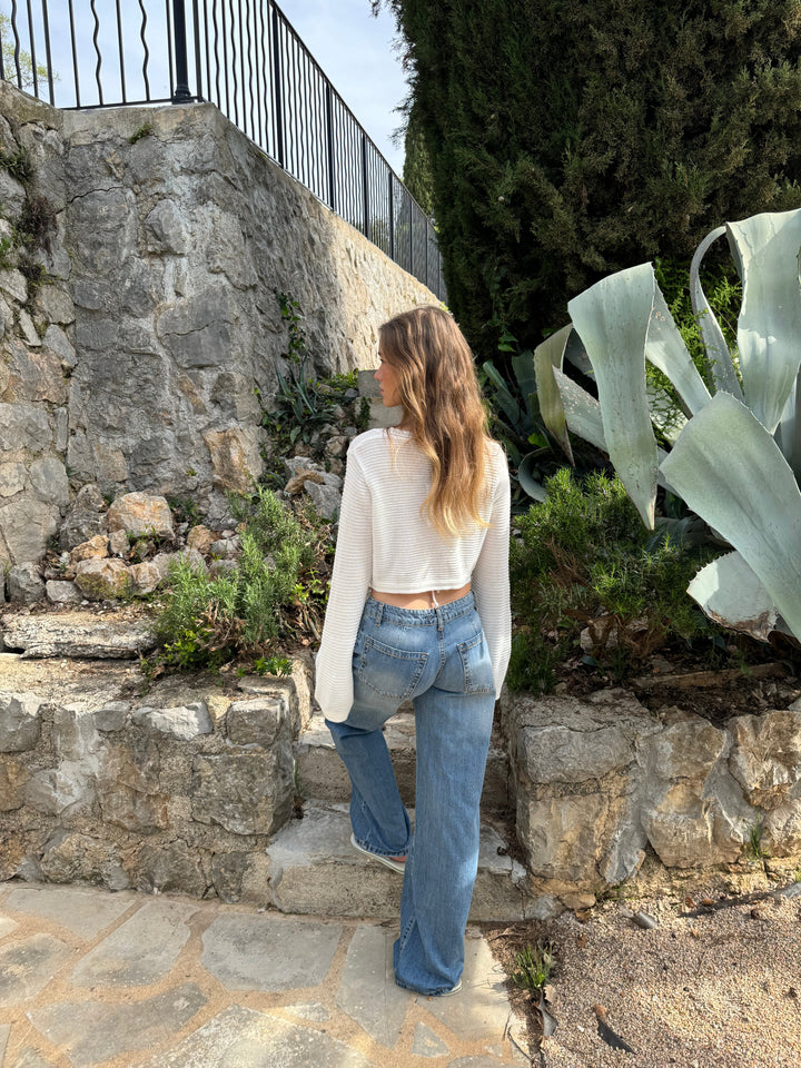 Samarah | Women's jeans with straight fit and versatile waist